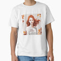 Autumn Muse - Minimalist Redhead Girl in Fall by Laila-Ahmed