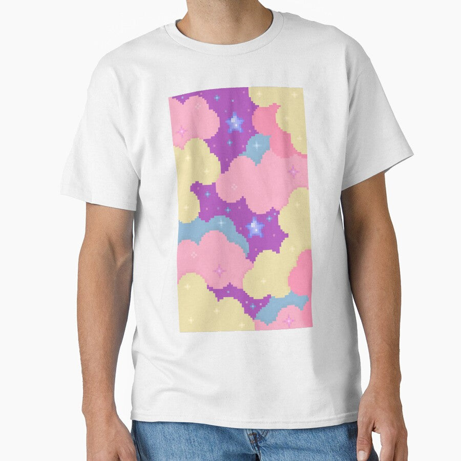 pixel cotton candy clouds by autumnalmanac