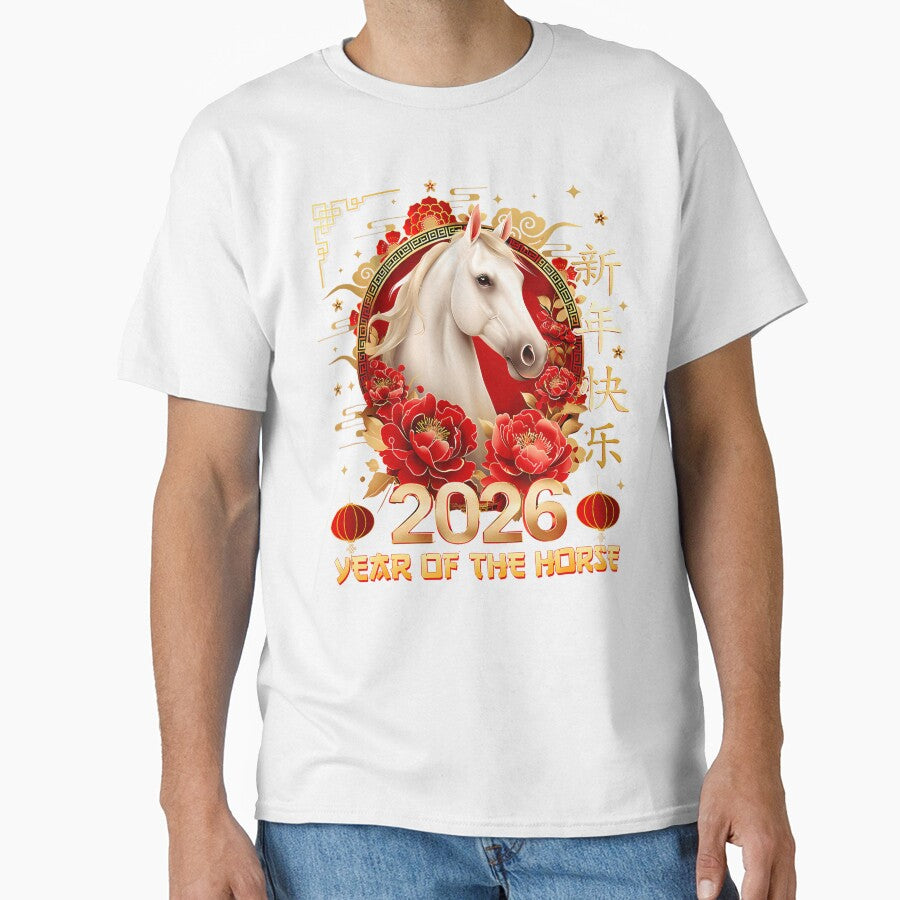 Year Of The Horse Happy Chinese Lunar New Year 2026 by DanielleTonia