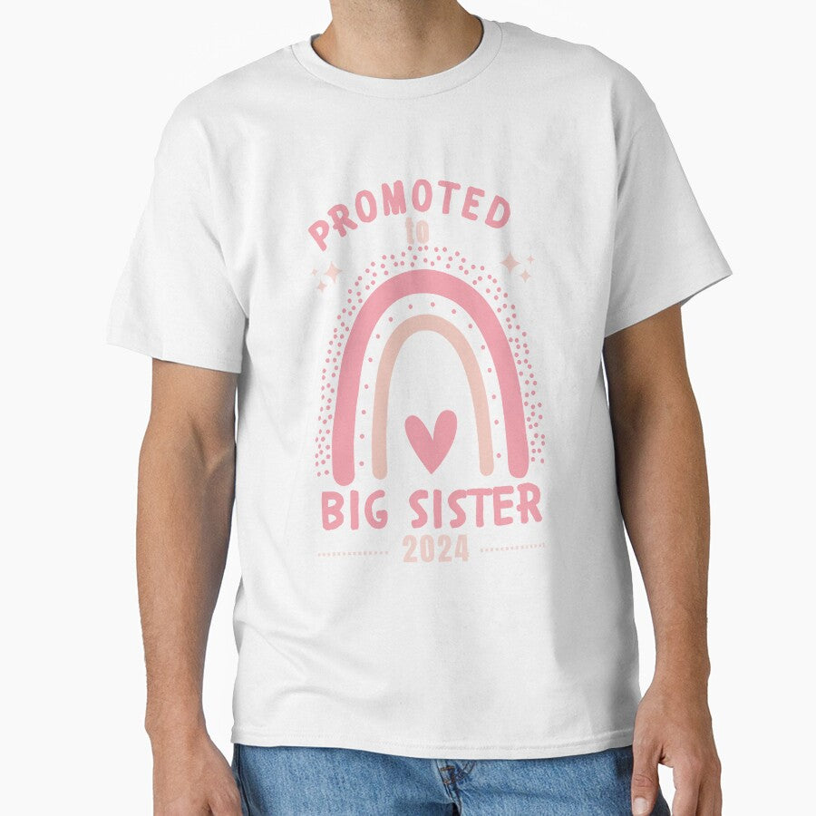 Promoted to big sister 2024 rainbow heart and stars by Lady-Frost