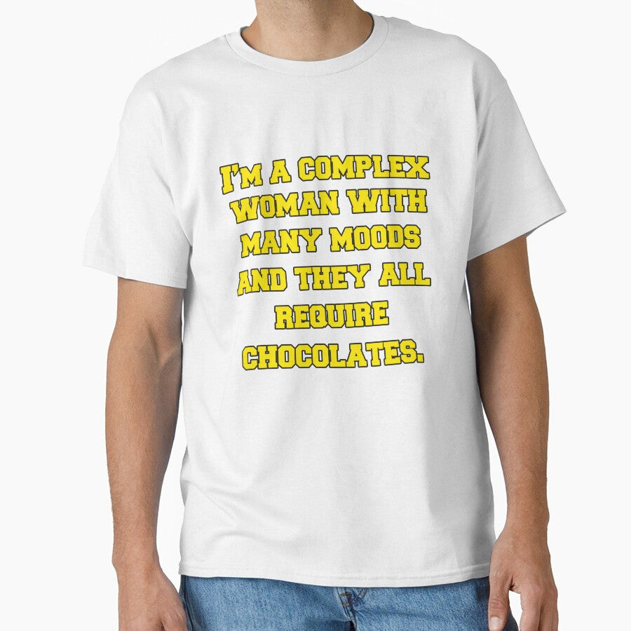 Funny Sarcastic Saying I’m A Complex Woman With Many Moods by fantasticdesign
