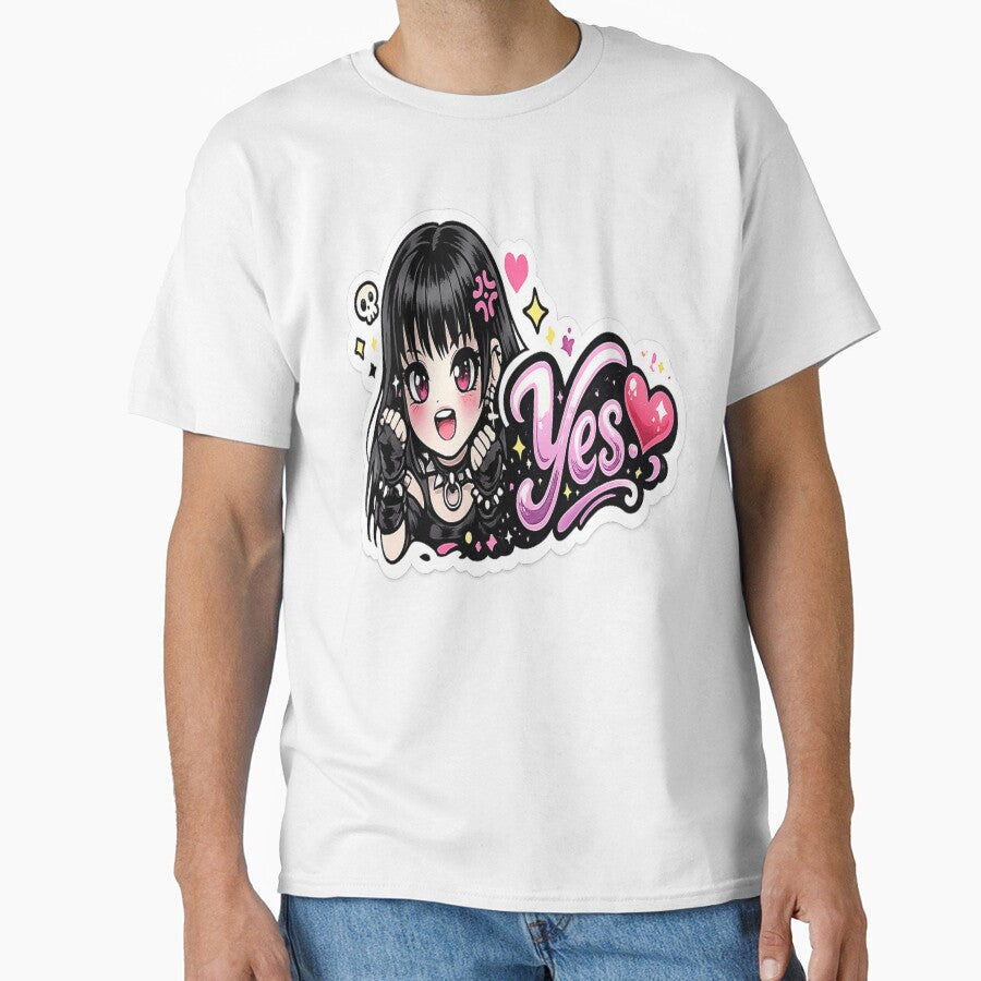 Yes Cute Goth Girl Sticker by AnnekeJordaan