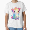 Rainbow Axolotl Cute Little Kawaii Creature - Pink Animals by Alcyonian