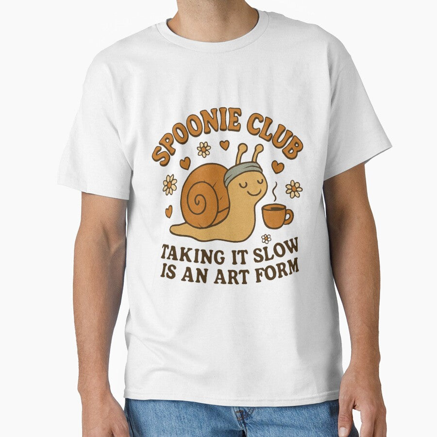 Spoonie Club: Taking It Slow Retro Snail Design by FlaredSpoonie