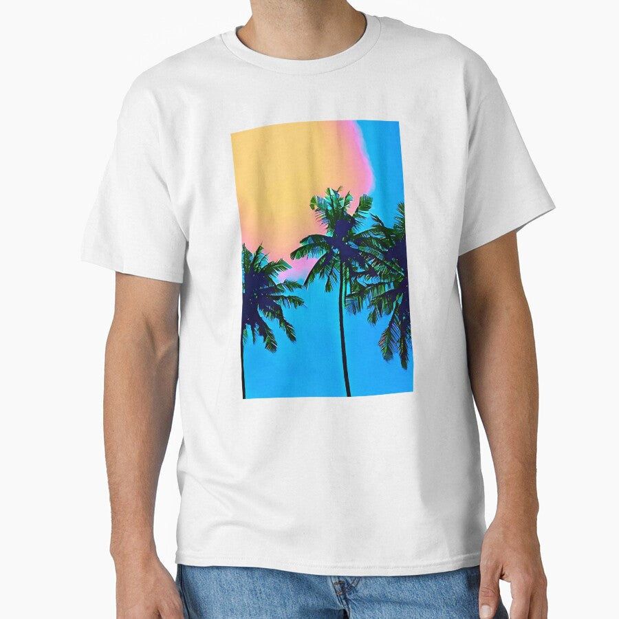 Vibrant Sunshine and Palm Trees by Leufia