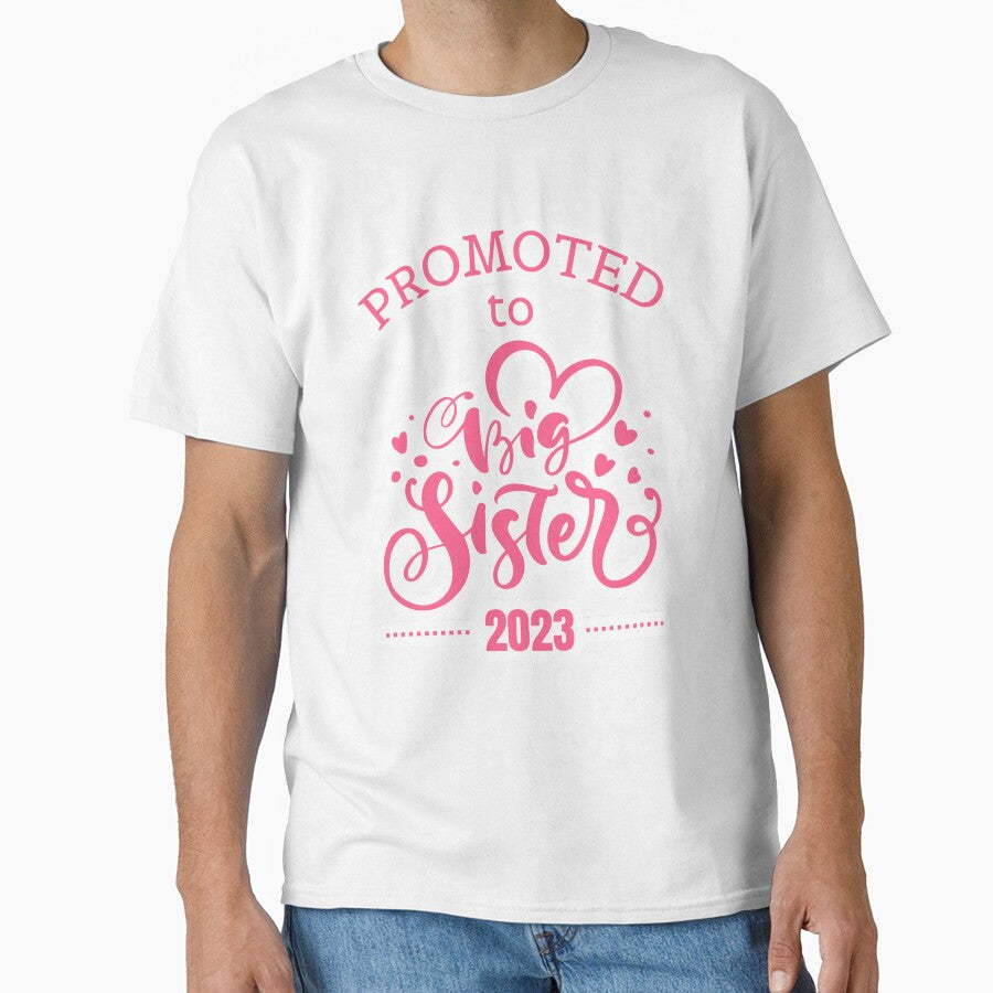 Promoted to big sister 2023 hearts and white outline by Lady-Frost