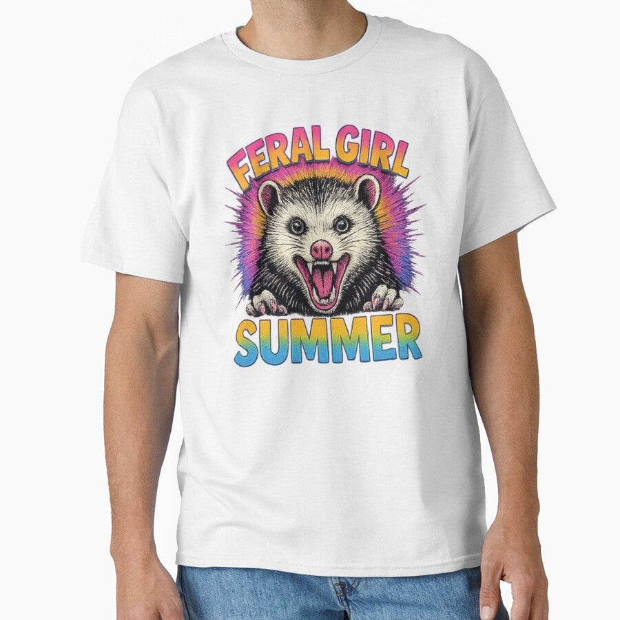 Feral Girl Summer Screaming Possum Meme by Alex Songs