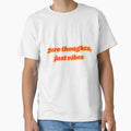 Zero Thoughts Just Vibes - Funny Retro Meme Quote by NotYourClub