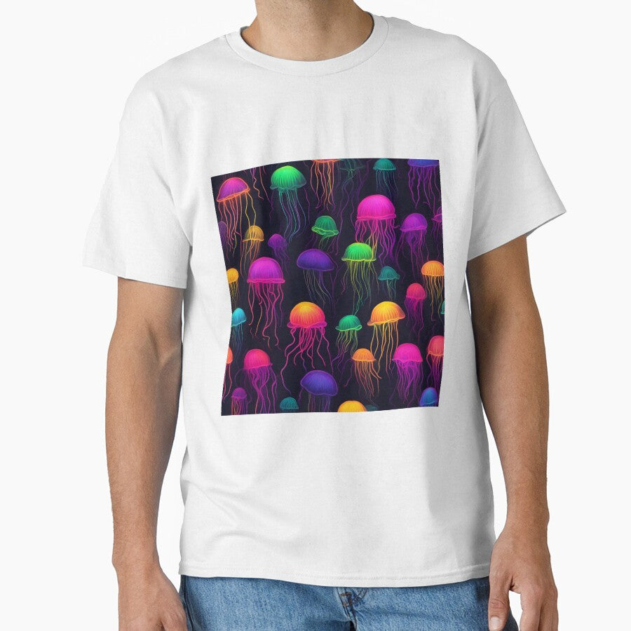 Neon jellyfish by lori189