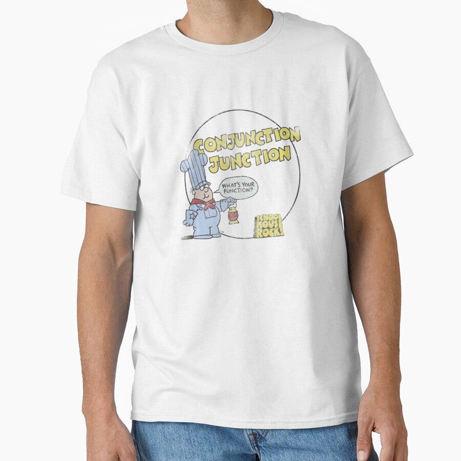 Schoolhouse Rock Conjunction Junction Conductor Retro by TinaHeaney