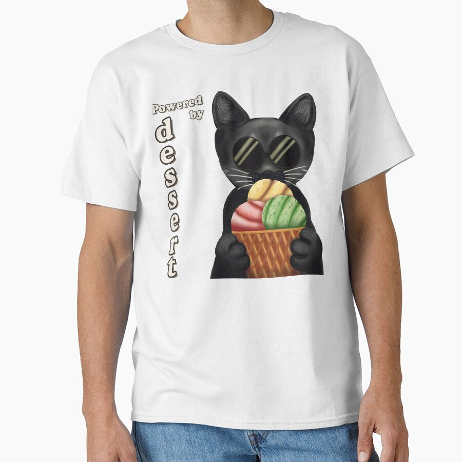Powered by Dessert | Cool Black Cat Ice Cream by More Prussian Blue