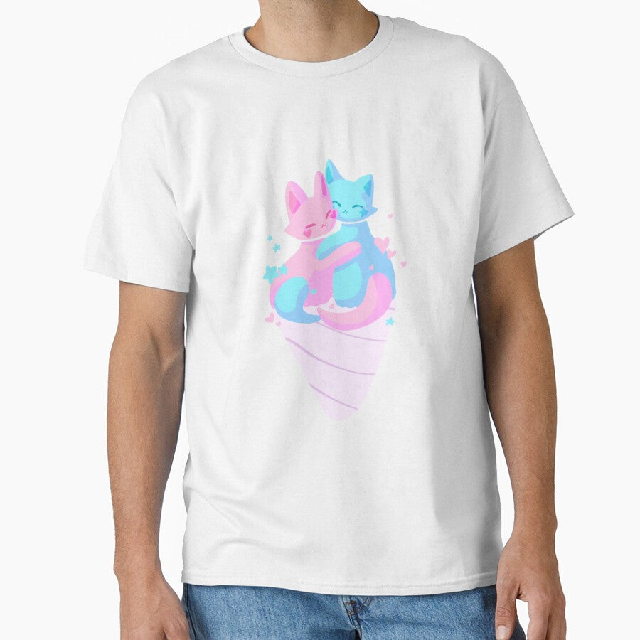 Cotton Candy Cat Hugs by KryzcutStudios