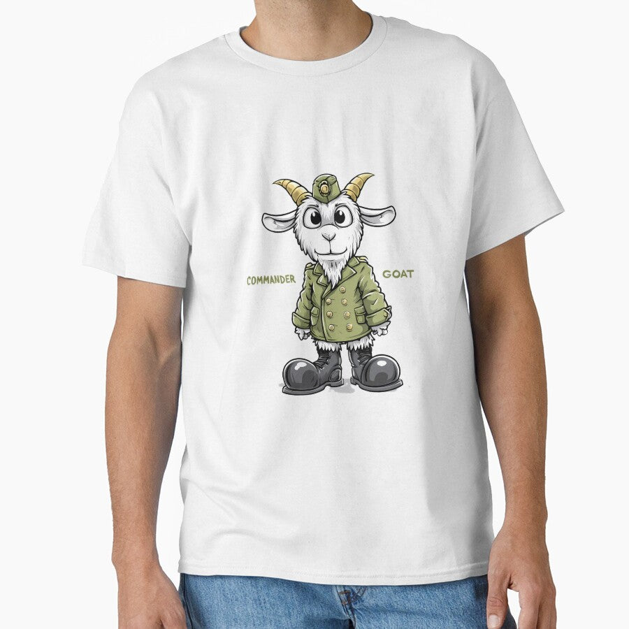 Goat in an Oversized Parade Uniform by Retro Whimsy