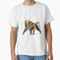 O is for Olive Baboon , Olive Baboon – African Savanna Primate Wildlife Illustration by PrettylittlepastelUk