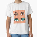 pop art two pairs of eyes by rlav123