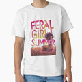 Feral Girl Summer T-Shirt by Peter Stawicki