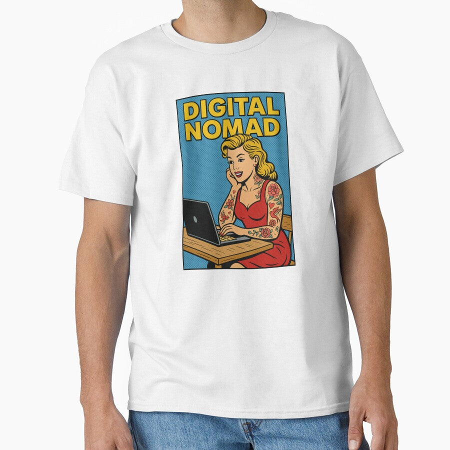 Digital nomad pop art by VANLIFE.