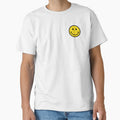 Happy Smile Face Classic Yellow Sticker by Katie  Regan
