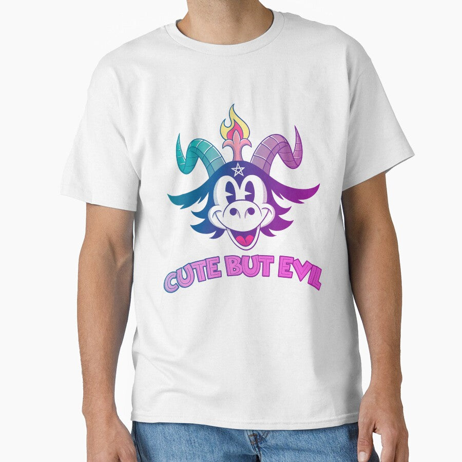 Blackcraft Pastel Goth Baphomet Cute but Evil pink by AlteregoShop