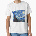 Starry Night with Tardis by Theresa  Pisani