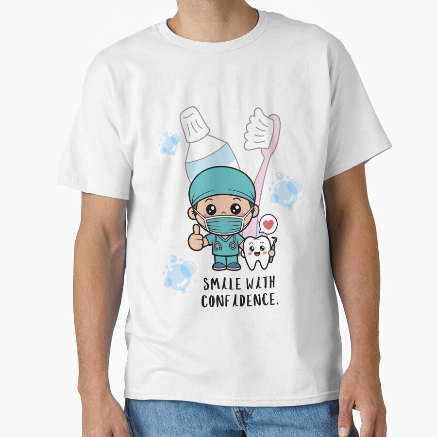 Smile With Confidence – Cute Dentist by AhmadAnnaPrints