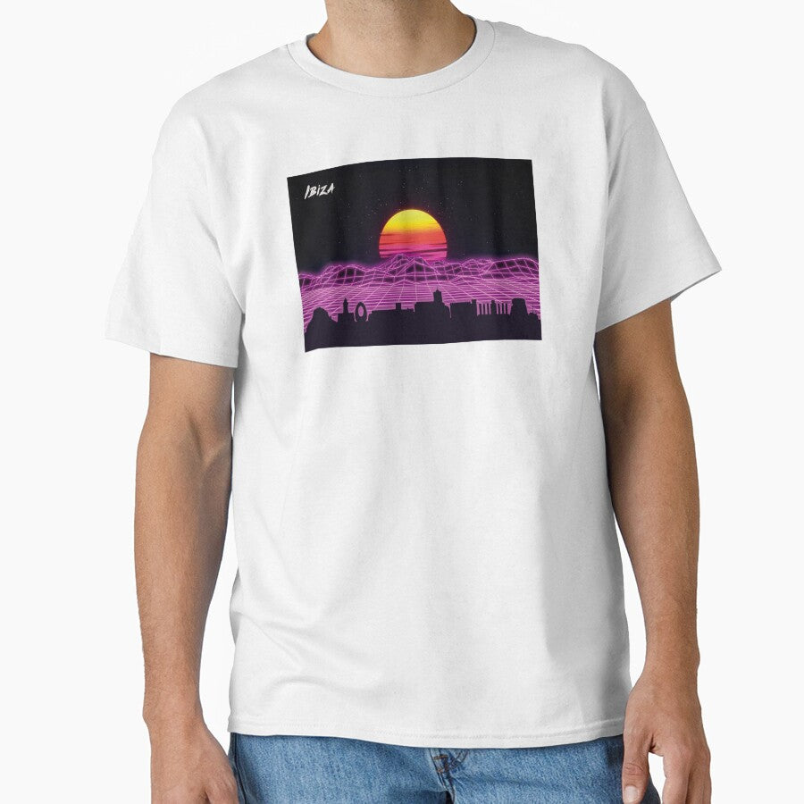 Ibiza Skyline Neon Nights by DFerraz