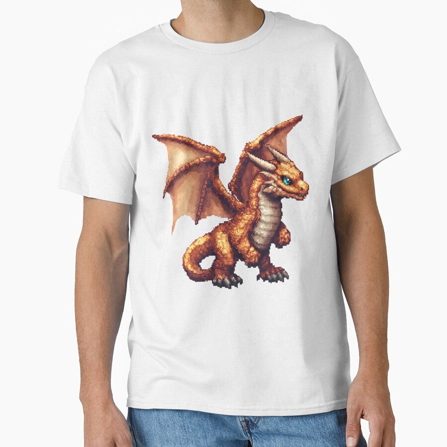 Retro Pixel Art: 8-bit Dragon by bapupa