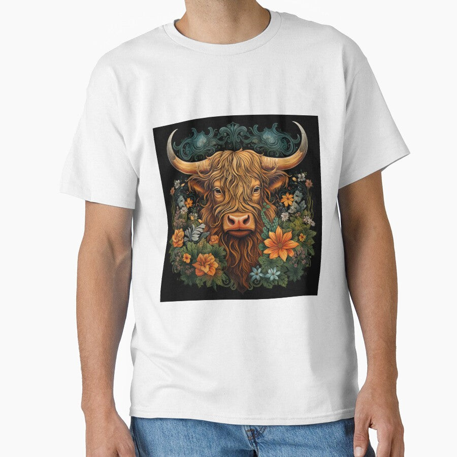 Highland cow by BloodRubyz