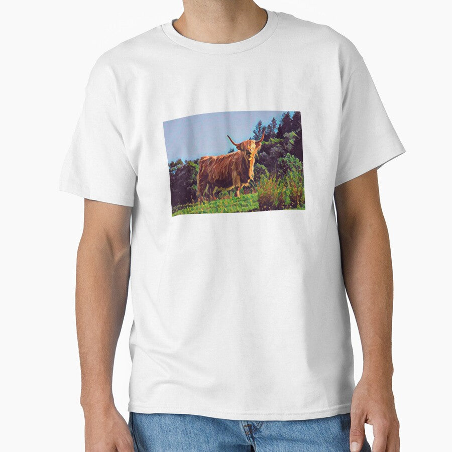 Highland Cow Painting by TheAnimalZ00