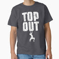 Top Out Rock Climbing Bouldering Funny Climber Boy by GrandeDuc