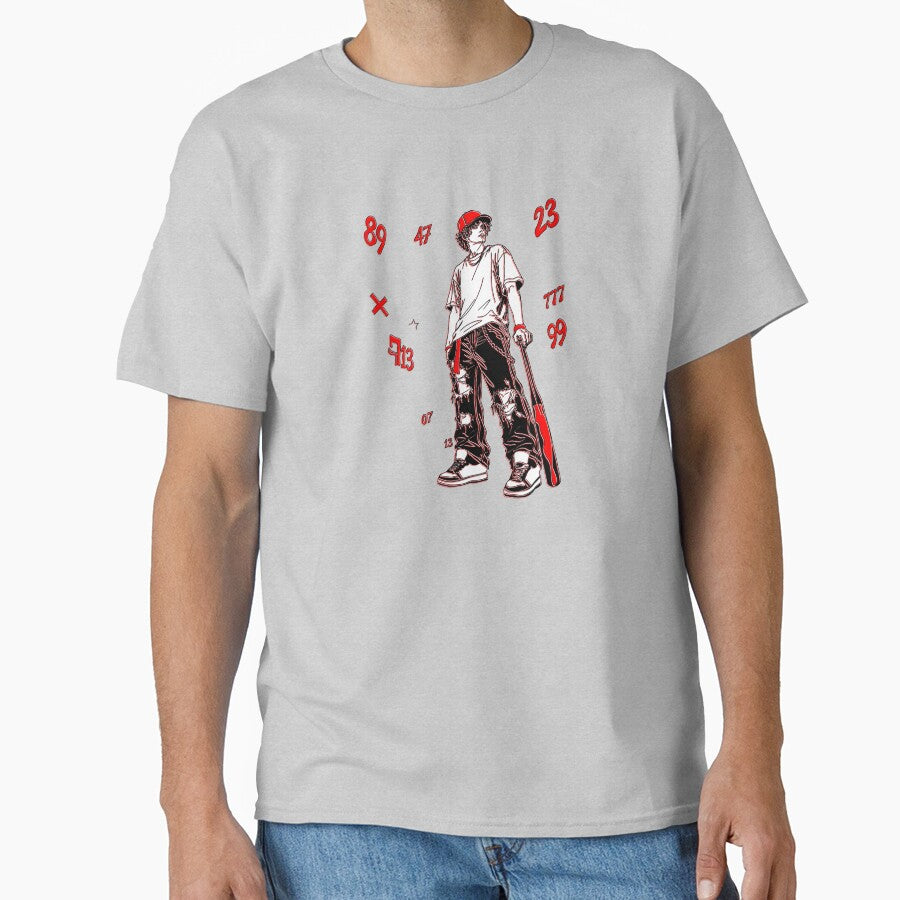 Urban Street Rebel with Bat – Graffiti Style Fashion Art by 4rpixs