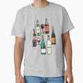 Wine Enthusiasts Gift- Wine Bottle Pattern by BronikowskiART