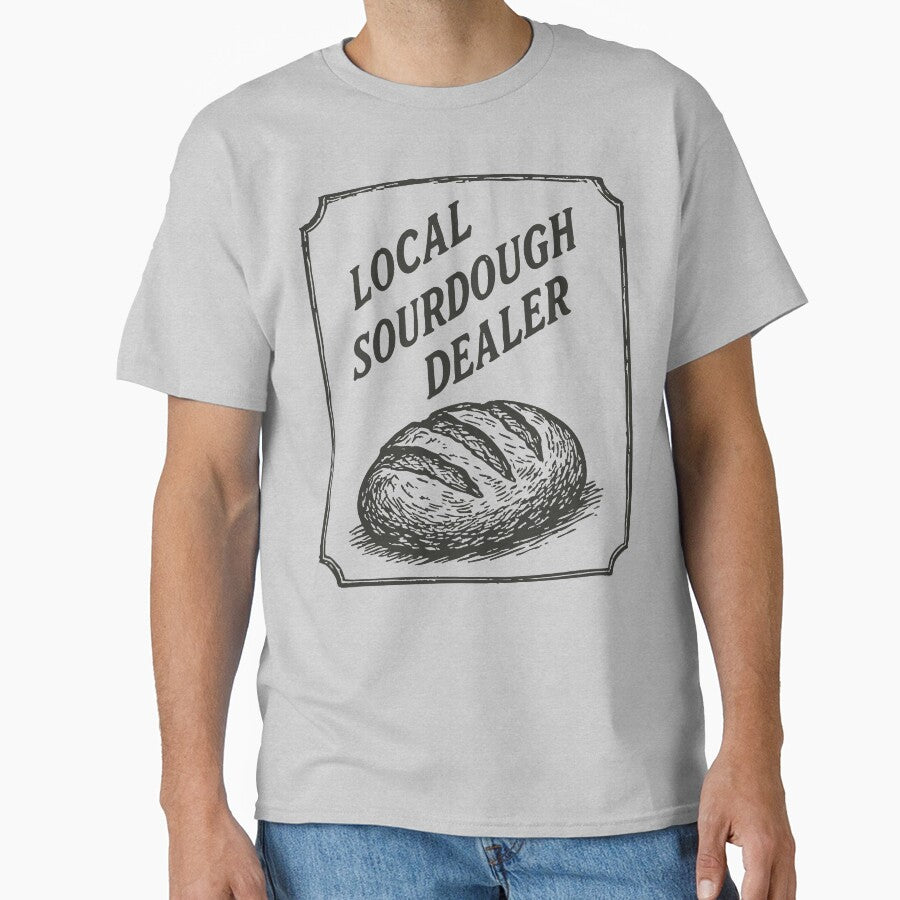 Support Your Local Sourdough Dealer Funny Vintage by TomFrontierArt