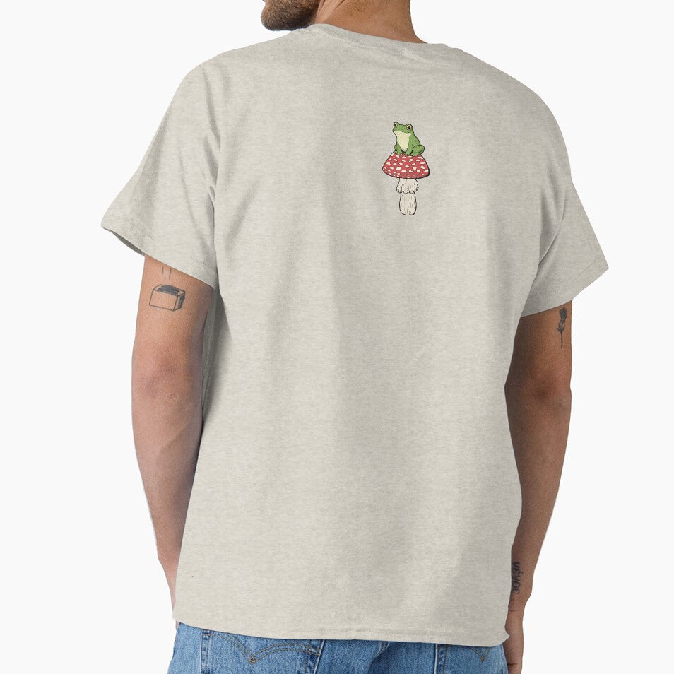 Frog ON the Mushroom - STICKER by CROFTARTS