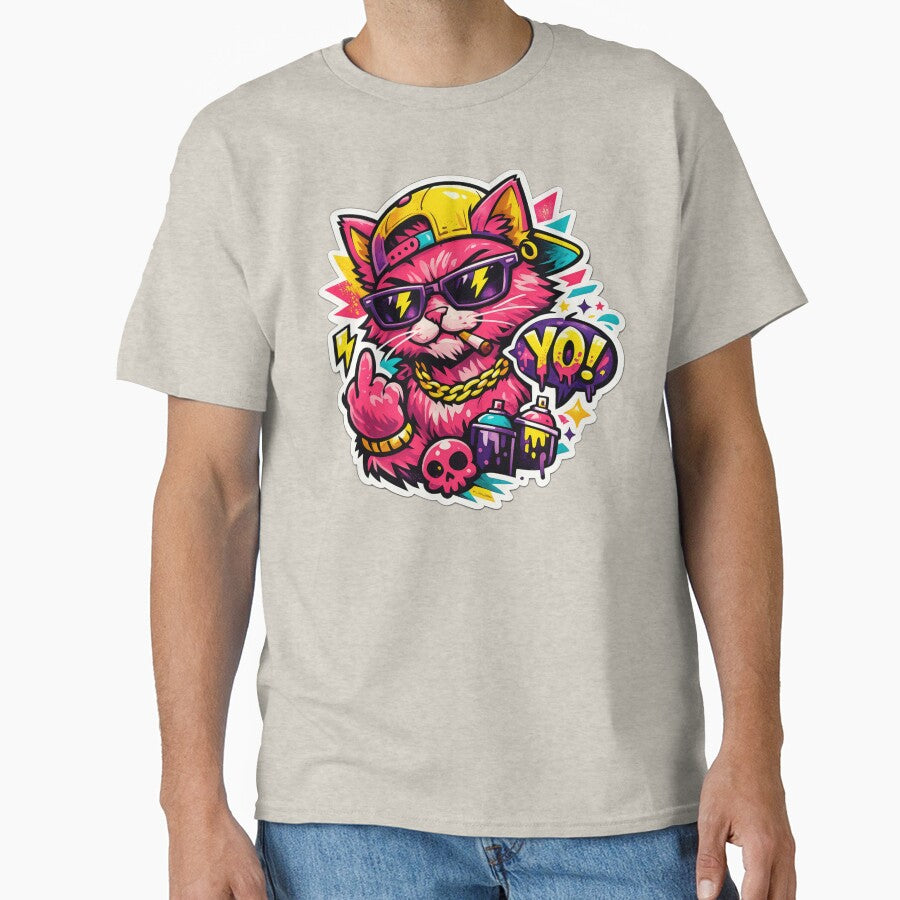 Cool funky cat design by Mohitt09
