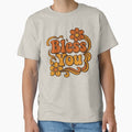 Retro Groovy Bless You Floral Typography by CAutumnTrapp