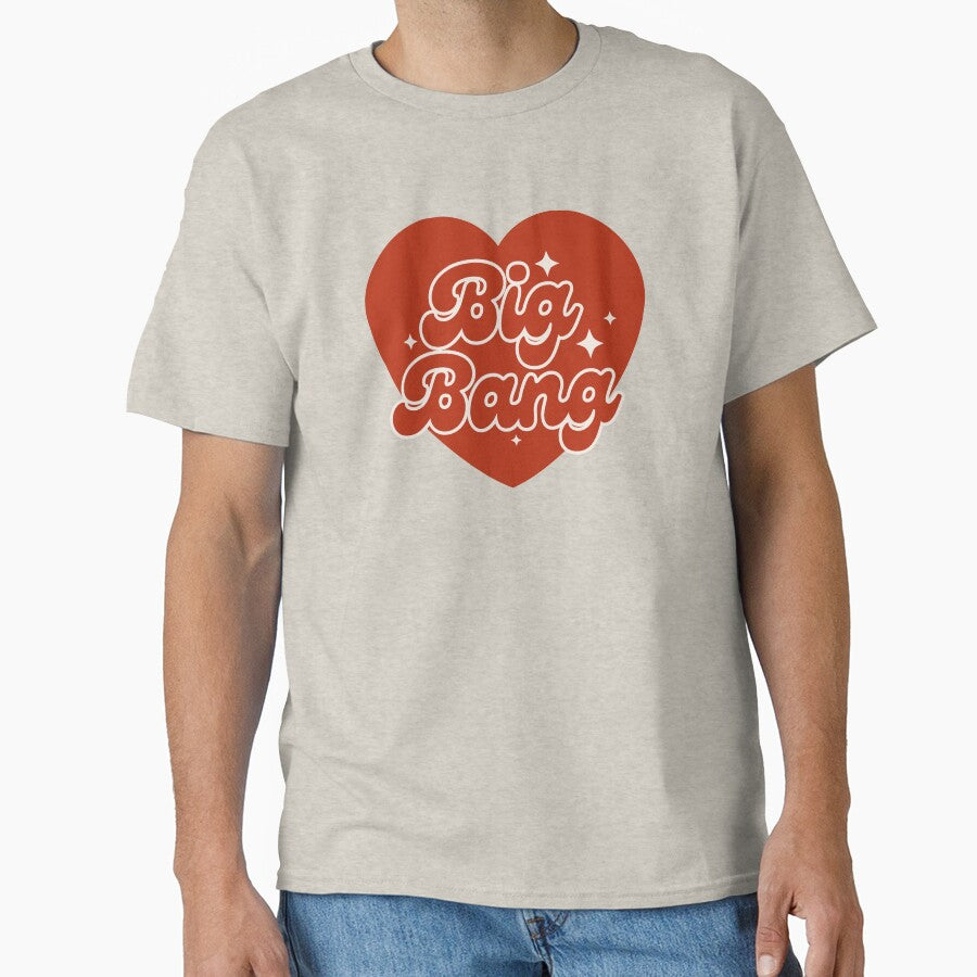 Big Bang Group Red Heart Y2K Preppy Typography Design by HELL0WBELLO