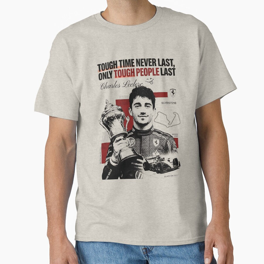 Charles Leclerc Tough Time Never Last by Studio F1Grid