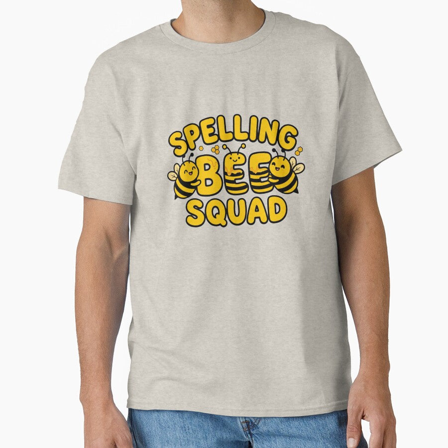 spelling bee squad fun cartoon bee school design by ArtDesignTp