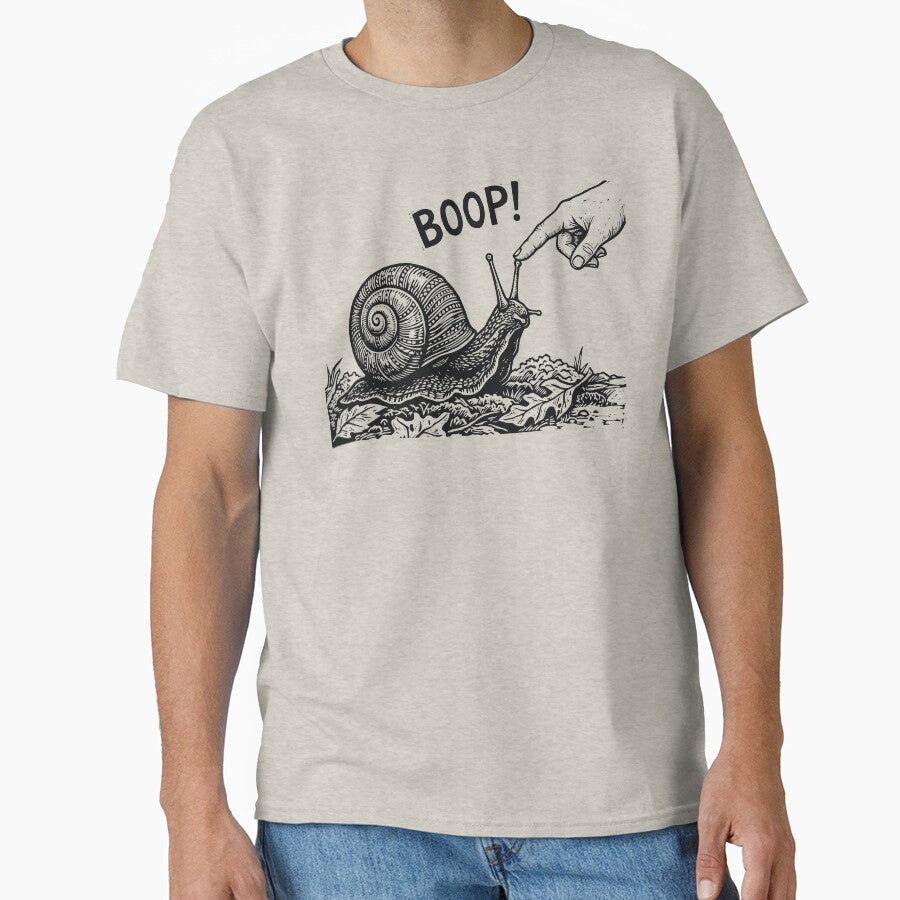 Boop the Snail Lazy Spirit Animal Vintage Slug by Y-Vibes