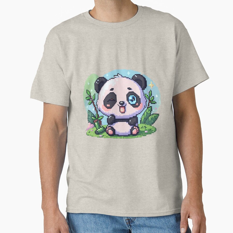 Winking Pixel Art Cute Panda by a575642903