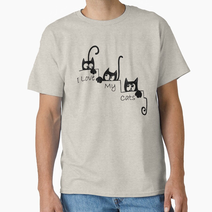 I Love My Cats classic design by HassanAhmed6666