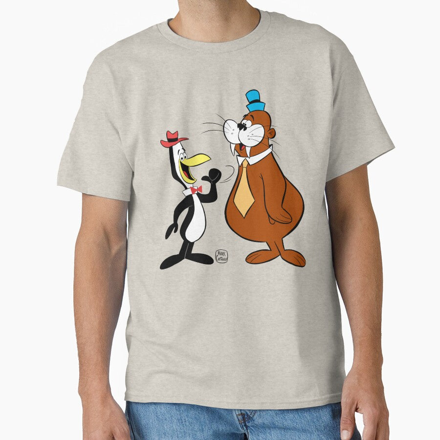 Tennessee Tuxedo and Chumley by MARKSCARTOONART