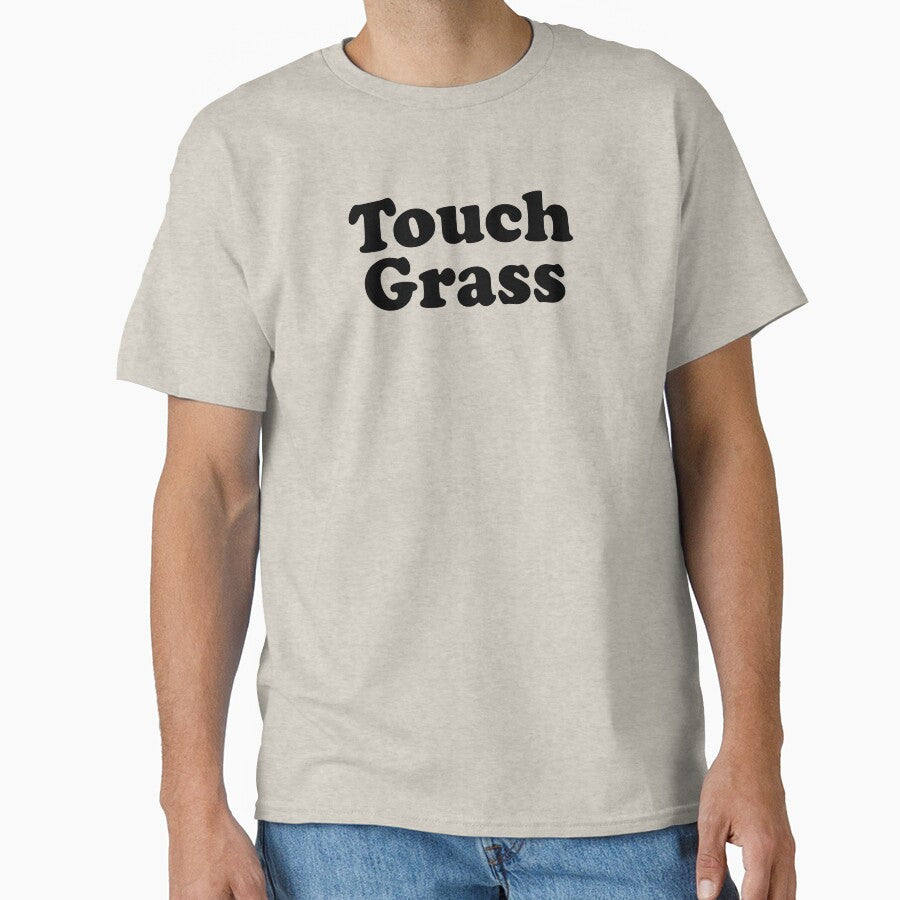 Funny Meme Gift Touch Grass by kmcollectible