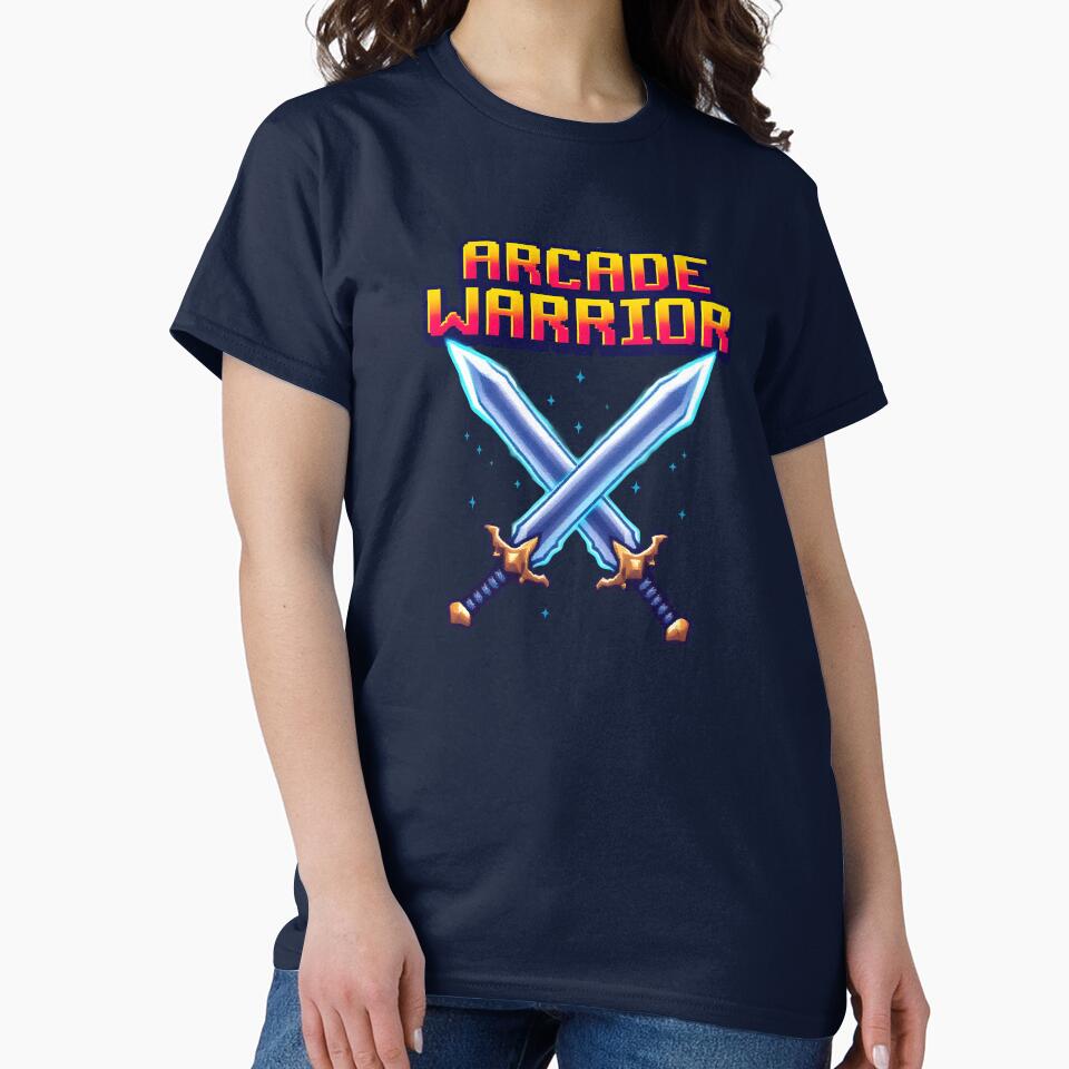 Arcade Warrior: Glowing Swords of Victory by Jollys-ArtShop