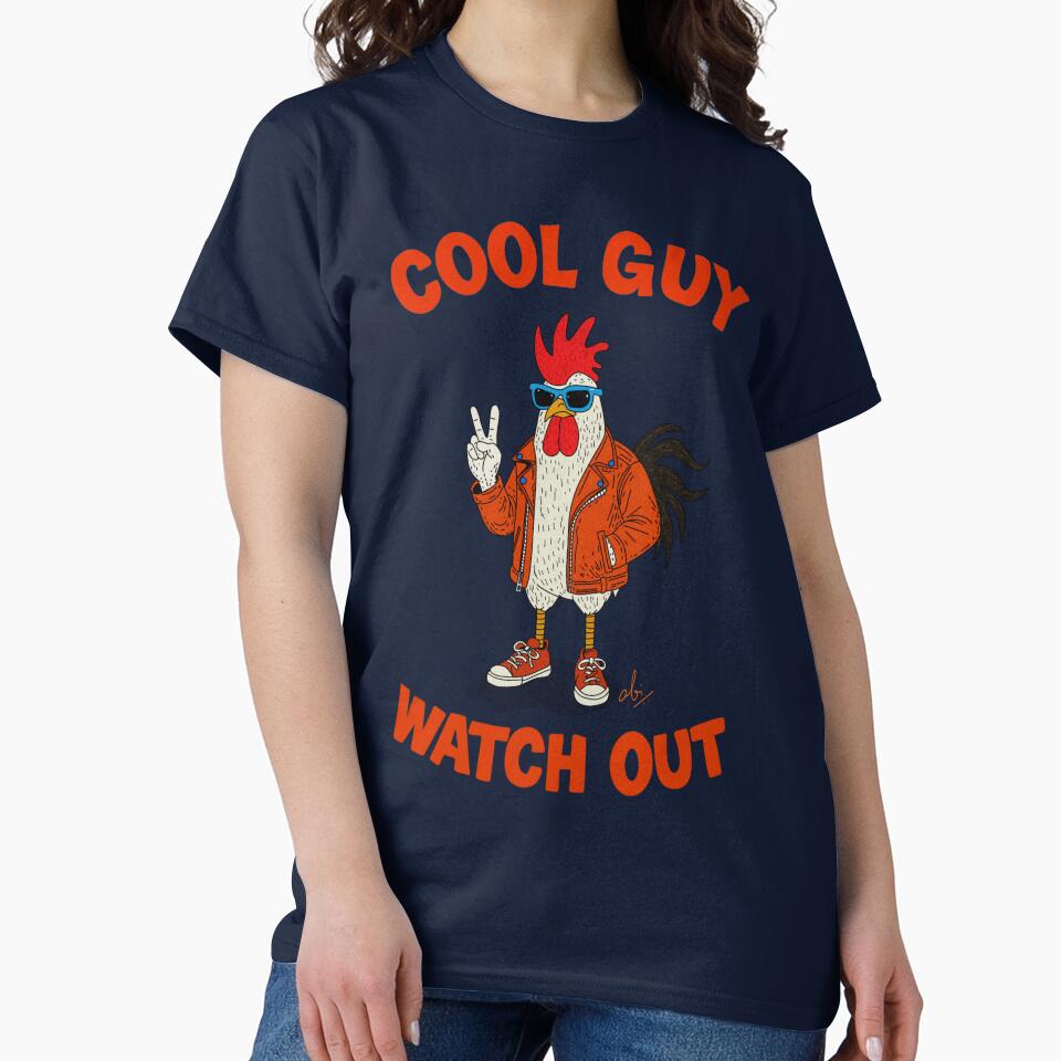 Cool chicken Art by givememytees