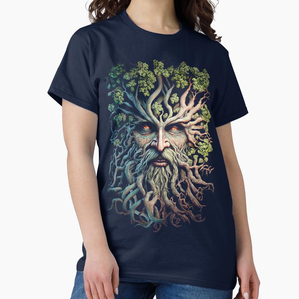The Green Man T-Shirt by Johan Proud Blade