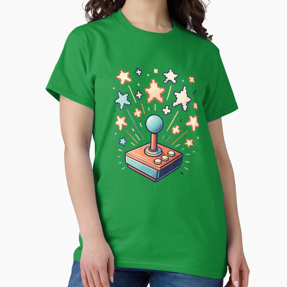 Retro Arcade Vintage Gaming Neon Design by SoftSproutstu