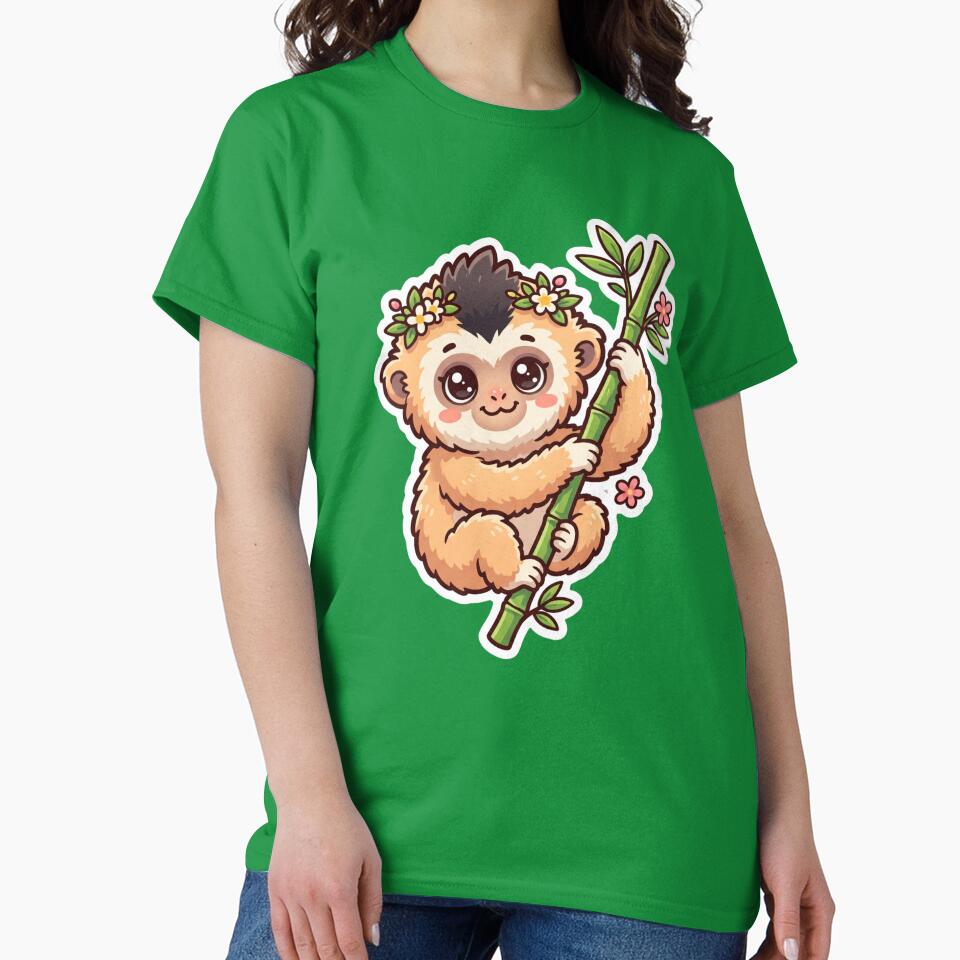 Hainan Gibbon Cute Kawaii | Endangered Primate by redsharkuk