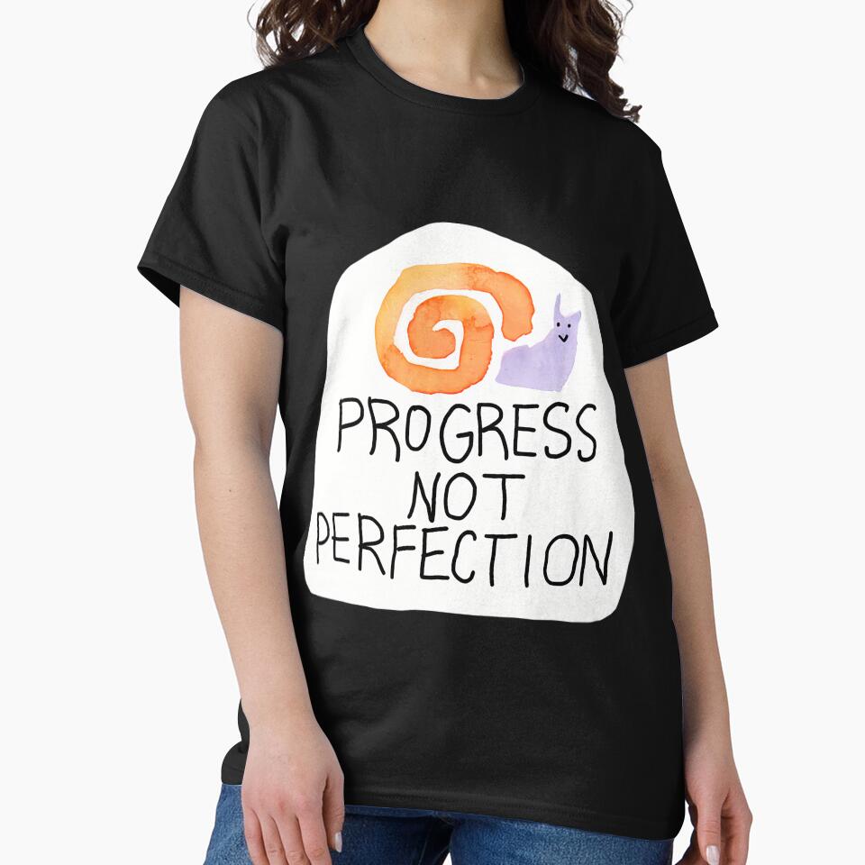 Progress Not Perfection Snail by fmwlsjzymk68